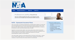 Desktop Screenshot of natainsurance.com